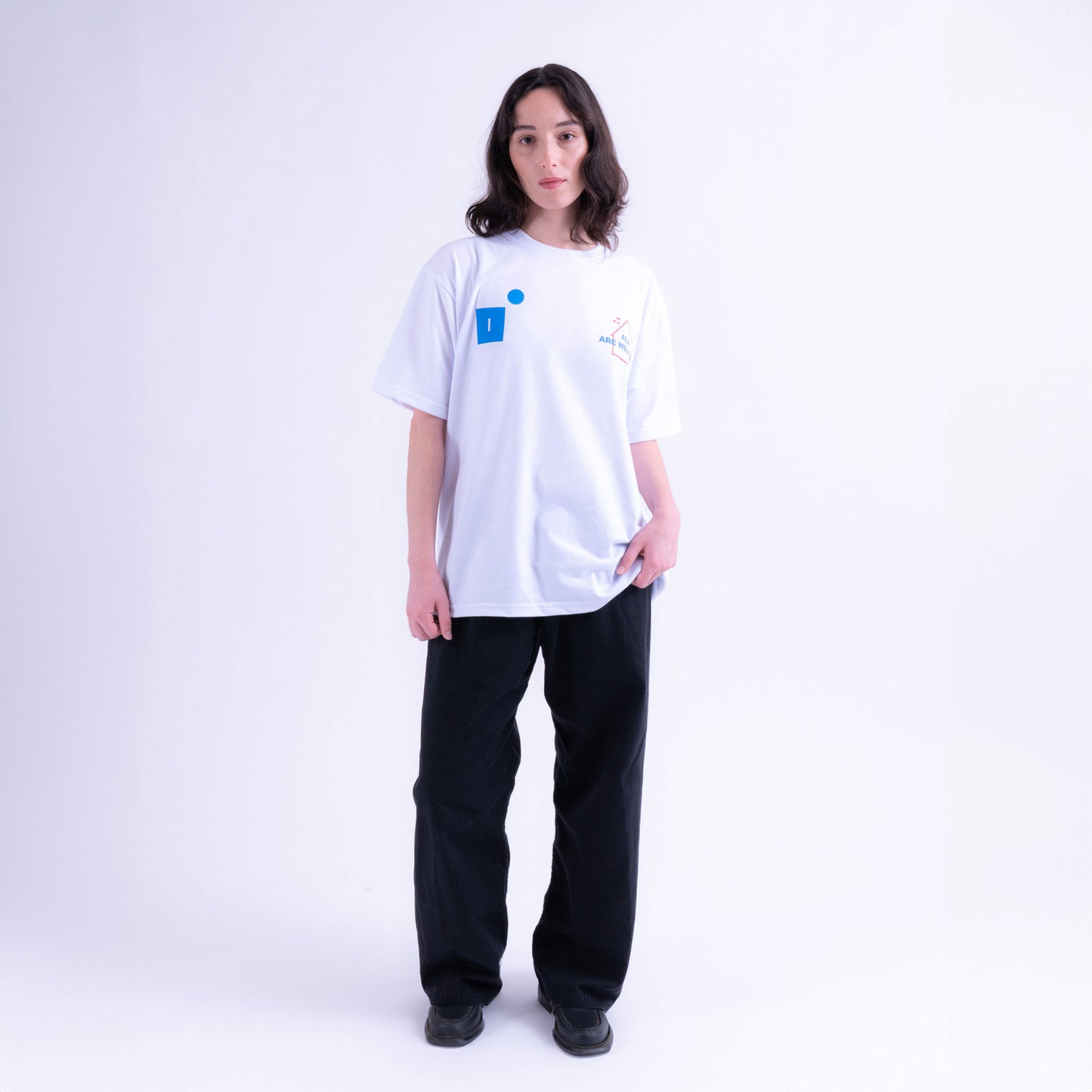 ALL ARE WELCOME TEE WHITE