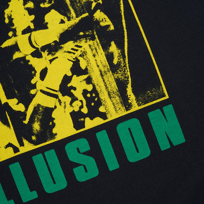 “JUST AN ILLUSION” TEE BLACK