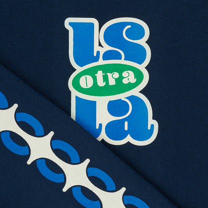 EMBLEM LS TEE NAVY BLUE