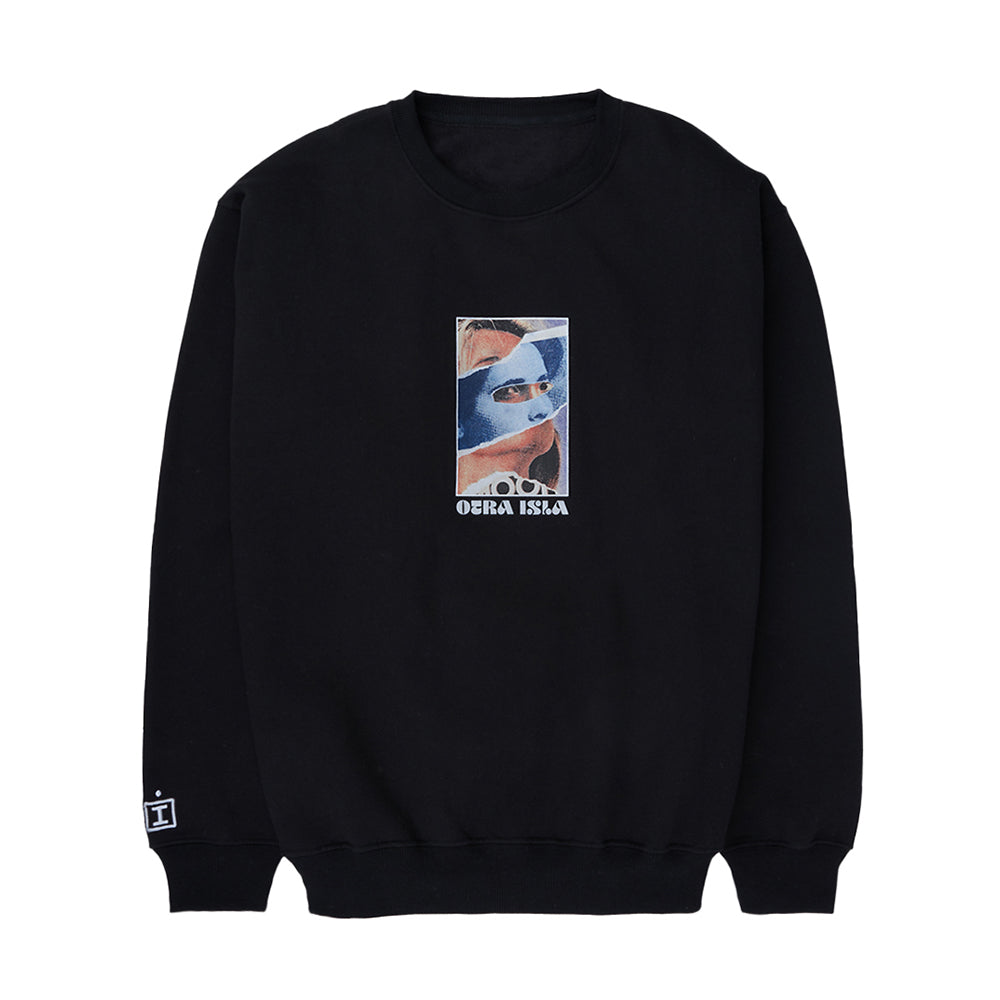 “UKNOWN PORTRAIT” CREWNECK BLACK