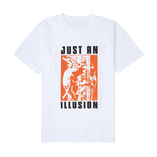 “JUST AN ILLUSION” TEE WHITE