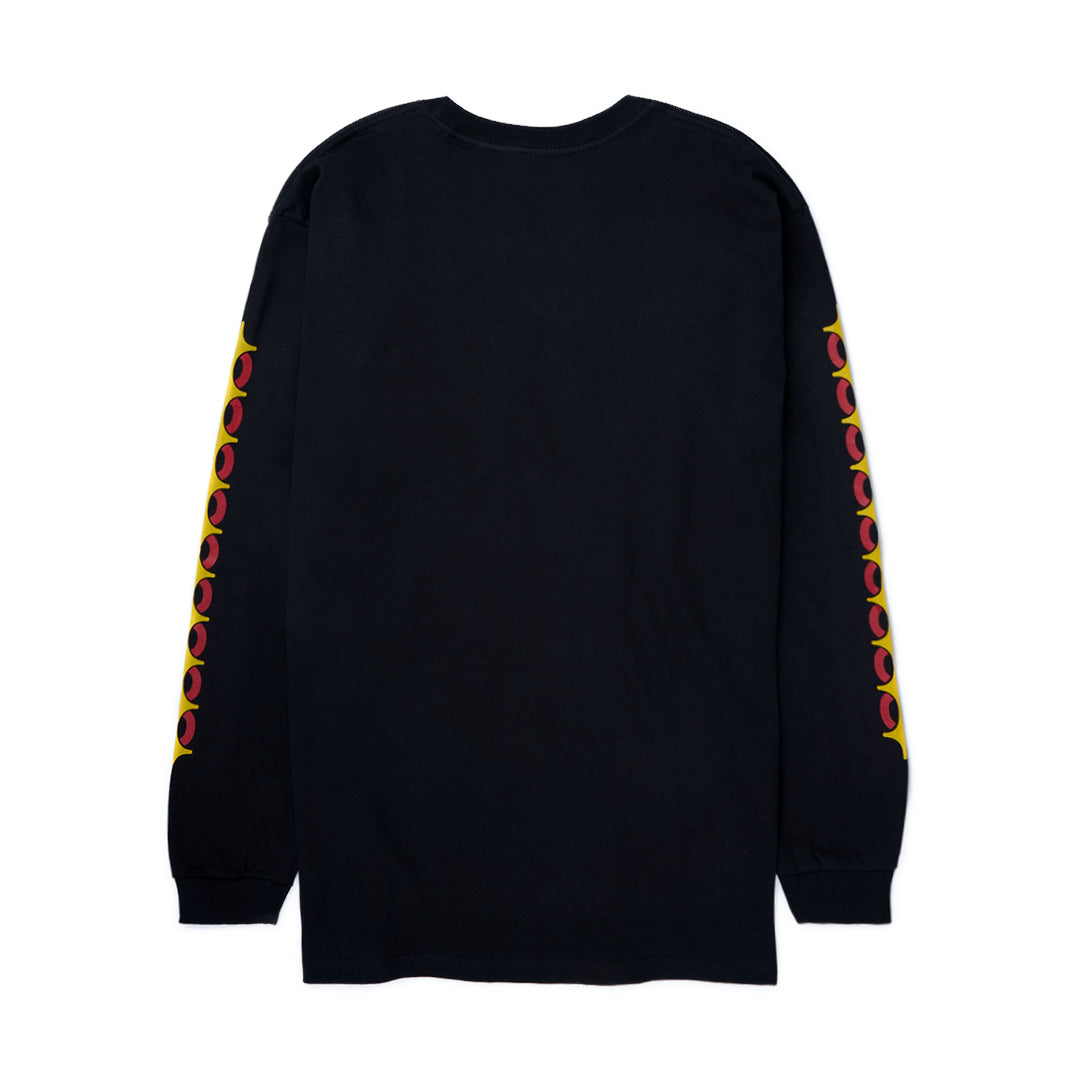 EMBLEM LS TEE BLACK