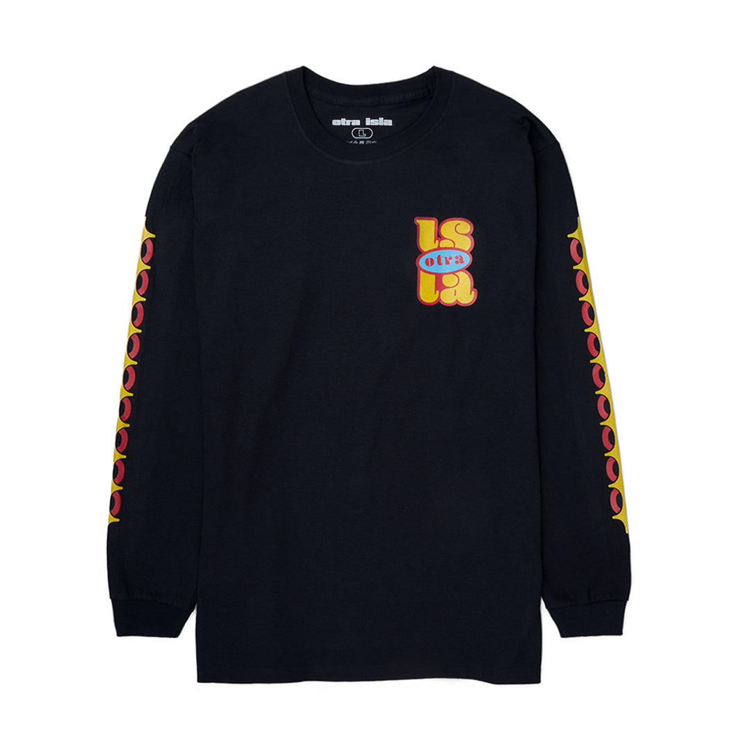 EMBLEM LS TEE BLACK