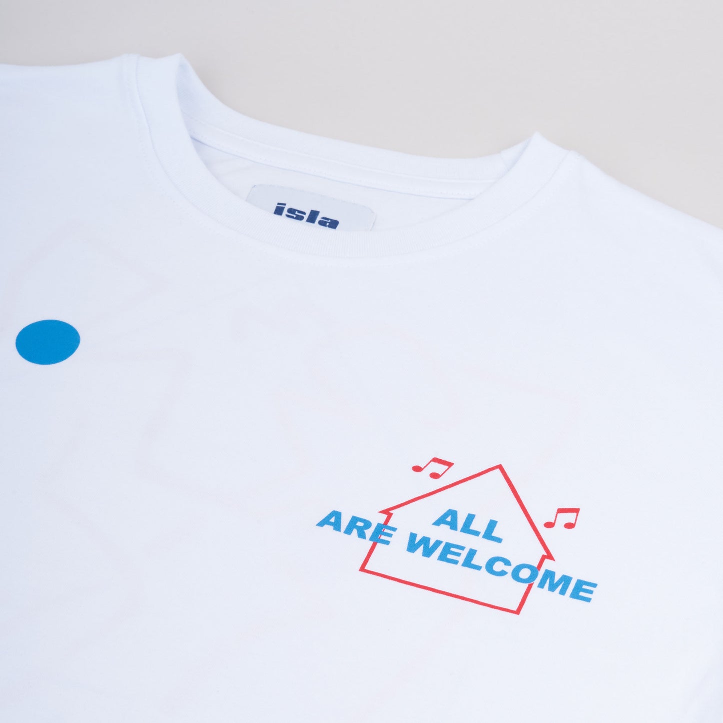 ALL ARE WELCOME TEE WHITE