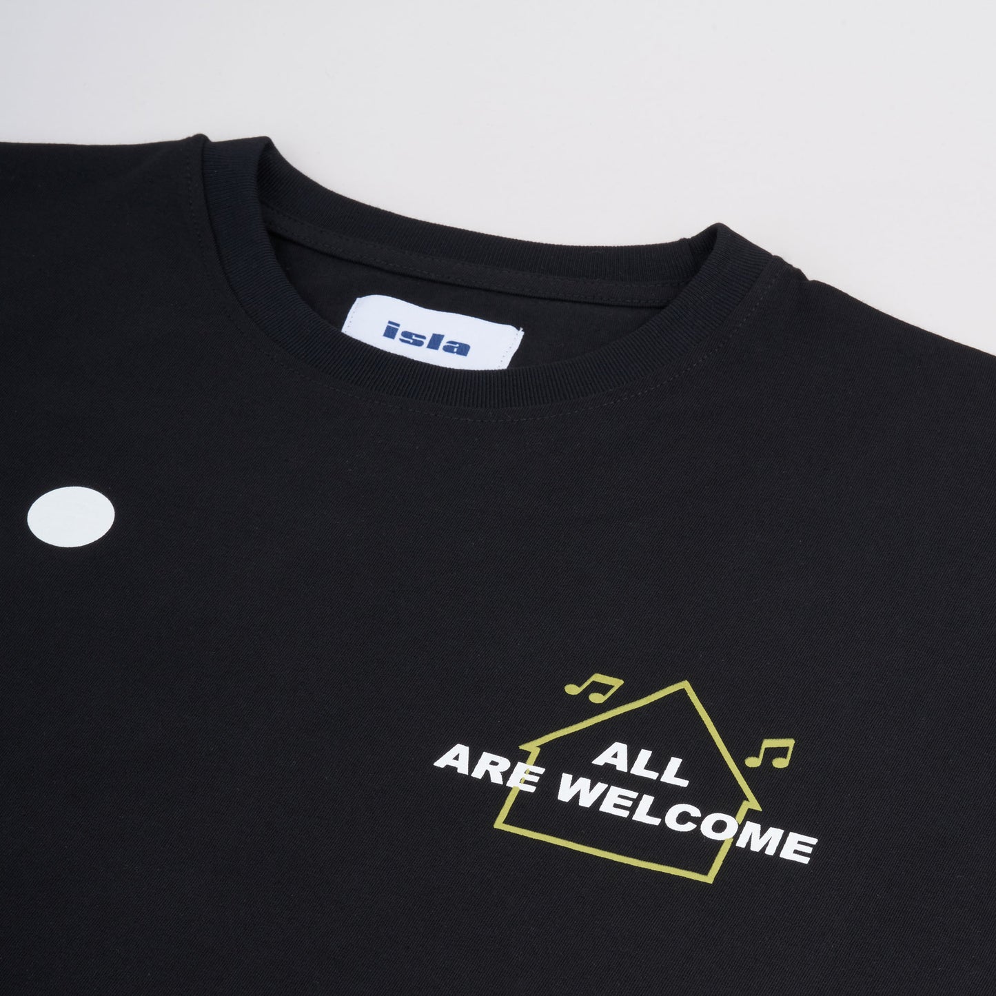 ALL ARE WELCOME TEE BLACK
