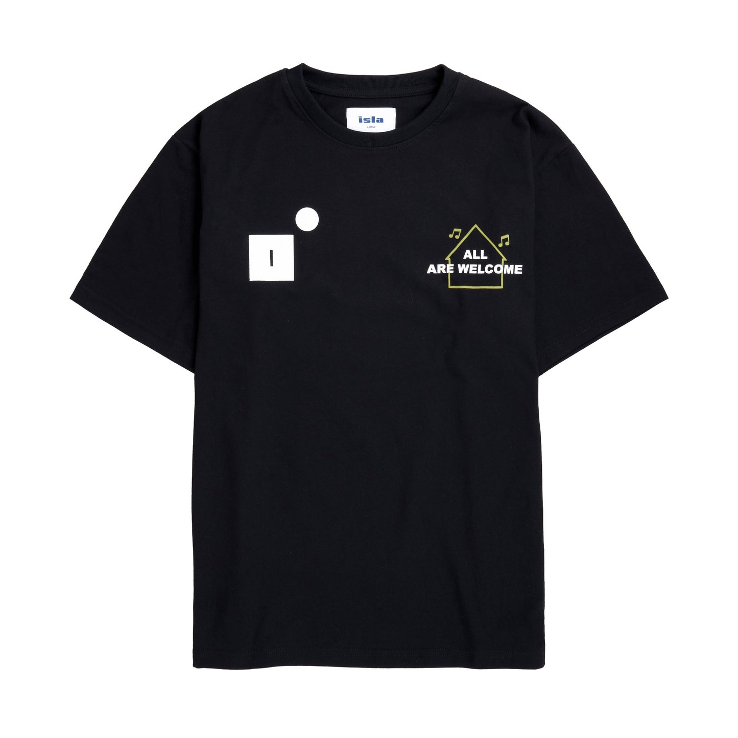 ALL ARE WELCOME TEE BLACK