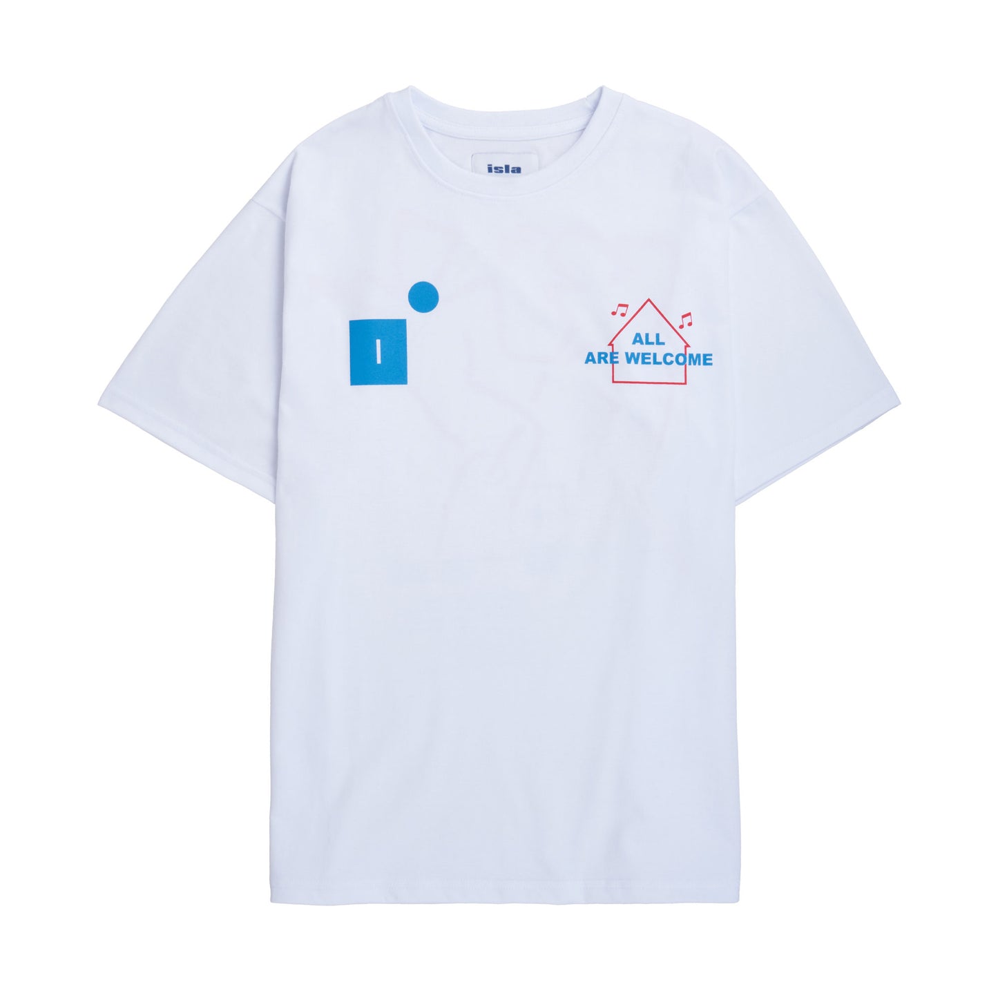 ALL ARE WELCOME TEE WHITE