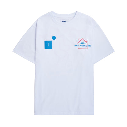 ALL ARE WELCOME TEE WHITE